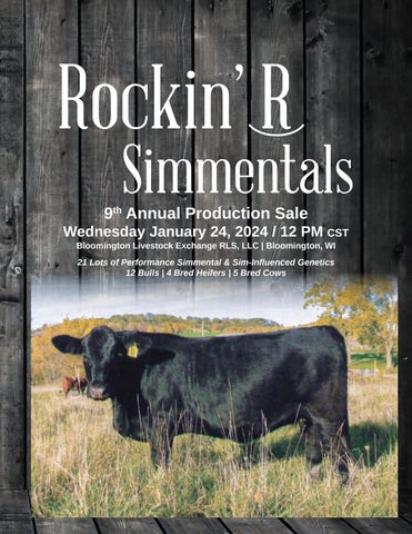 Rockin' R Simmentals 9th Annual Production Sale