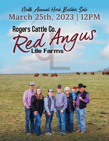 Rogers Red Angus - 2023 Spring Bull Sale