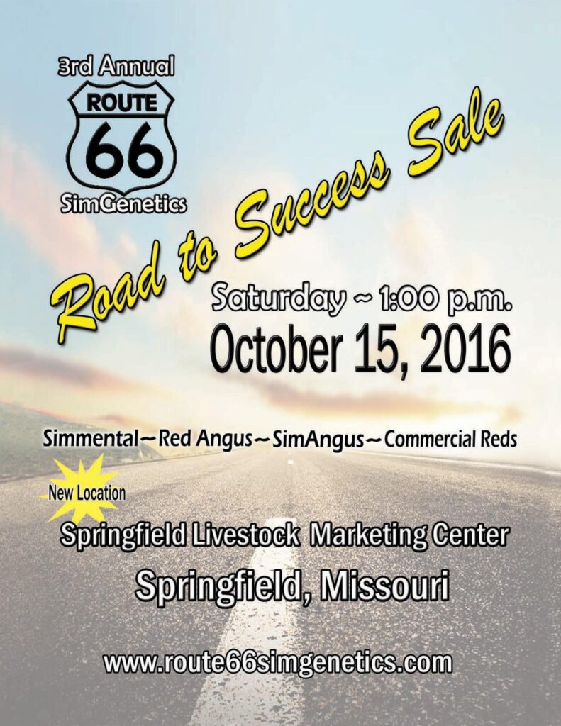 Route 66 SimGenetics - 2016 Road to Success Sale