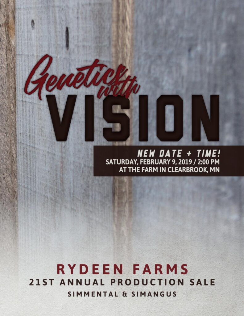 Rydeen Farms - 2019 Spring Bull Sale