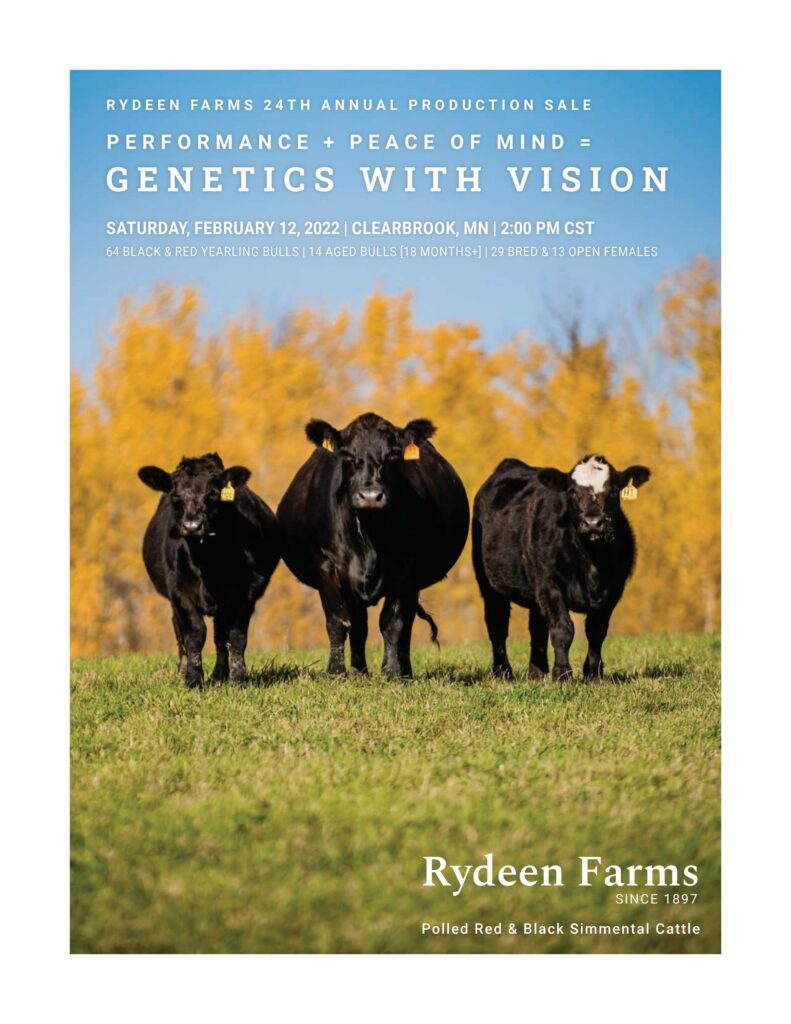 Rydeen Farms - 2022 Spring Bull Sale