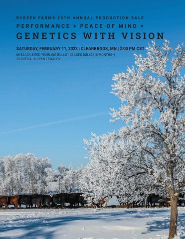 Rydeen Farms - 2023 Spring Bull Sale