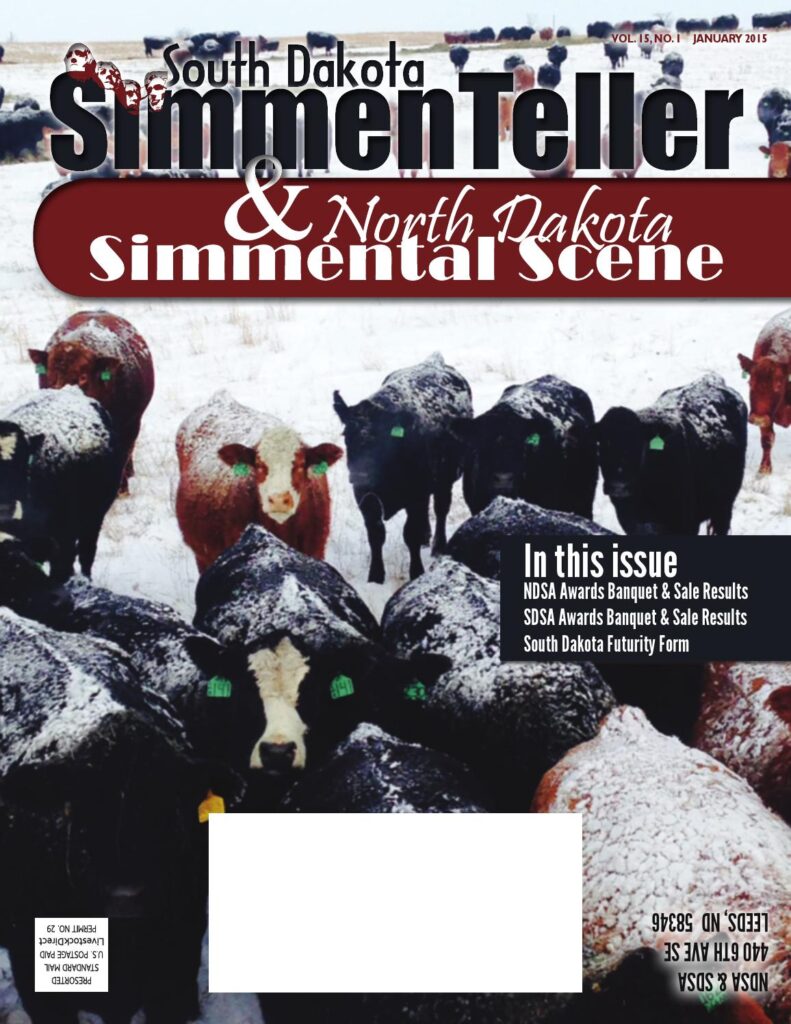 SD SimmenTeller/ND Simmental Scene - January 2015 Edition