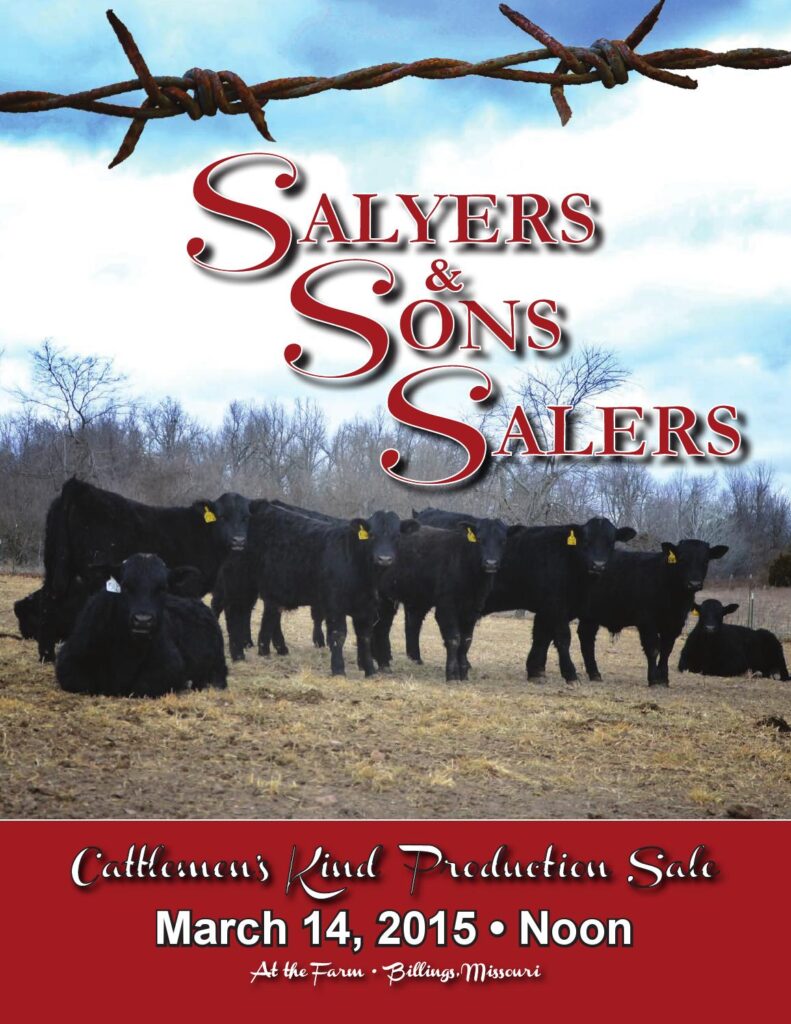 Salyer and Sons Salers - 2015 Cattlemen's Kind Production Sale