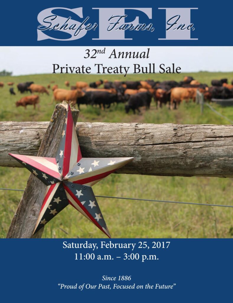 Schafer Farms - 2017 Sale