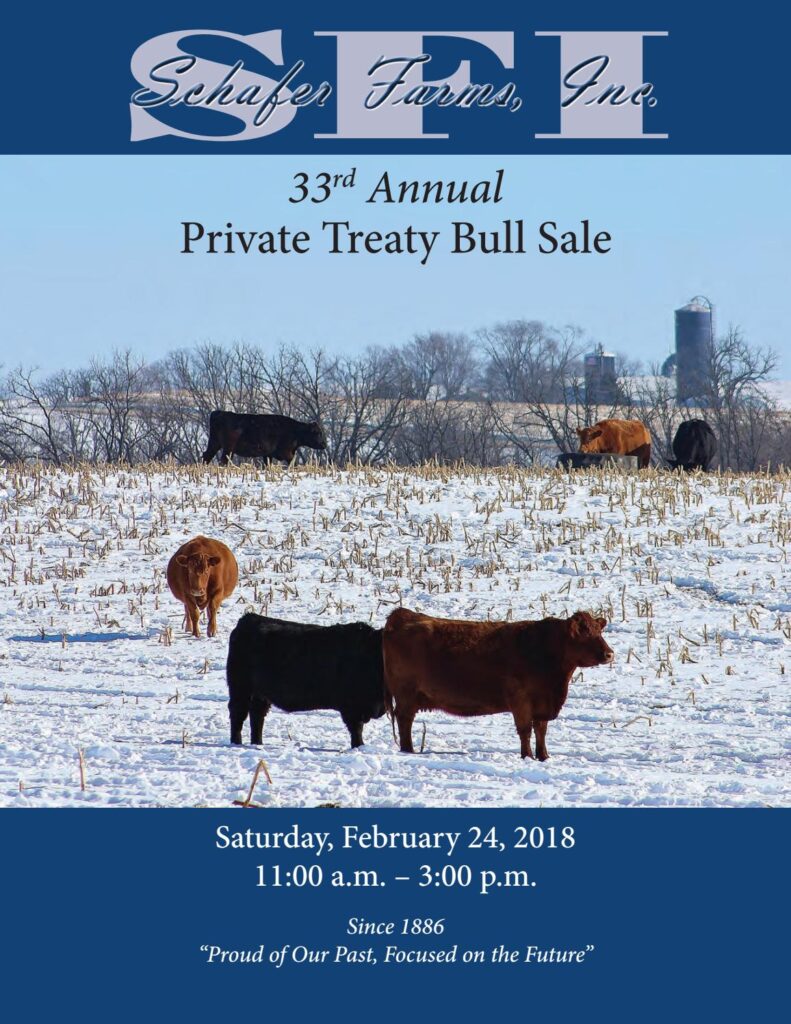 Schafer Farms - 2018 Private Treaty Sale