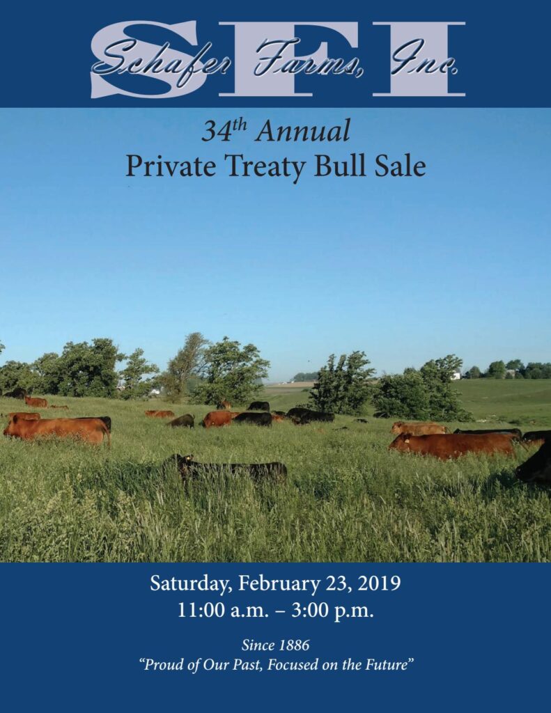 Schafer Farms - 2019 Private Treaty Sale