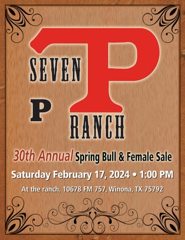 Seven P Ranch 30th Annual Spring Bull & Female Sale