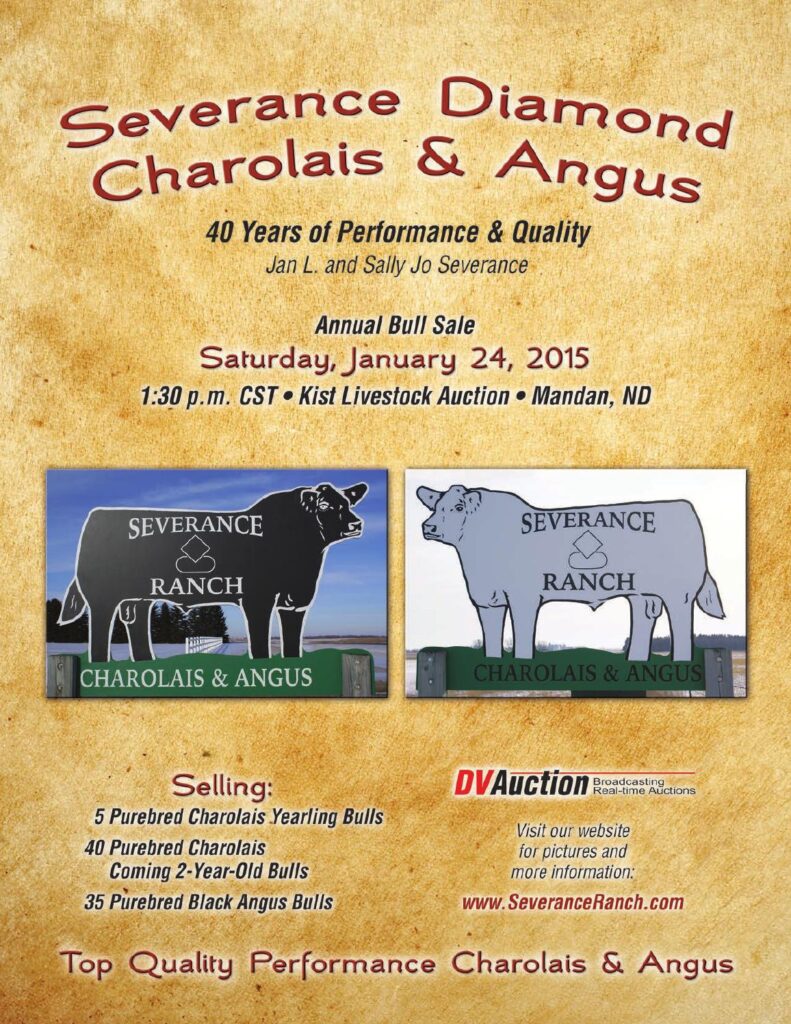 Severence Diamond Charolais and Angus - 2015 Annual Bull Sale