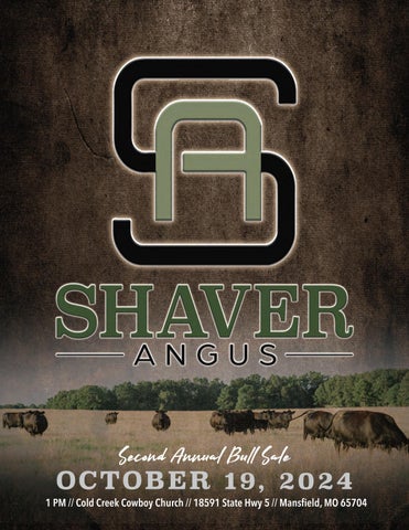 Shaver Angus Second Annual Bull Sale