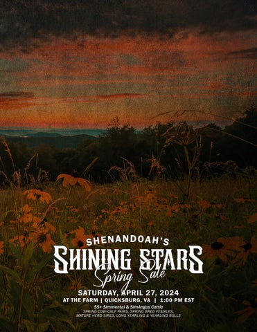 Shenandoah's Shining Stars Spring Sale