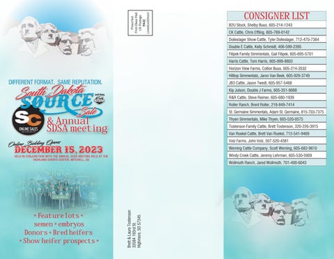 South Dakota Source Sale