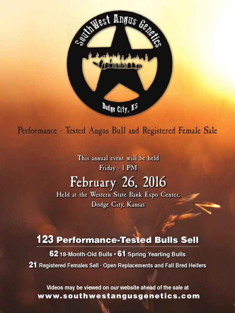 SouthWest Angus Genetics - 2016 Bull Sale