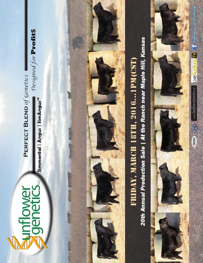 Sunflower Genetics - 20th Annual Production Sale