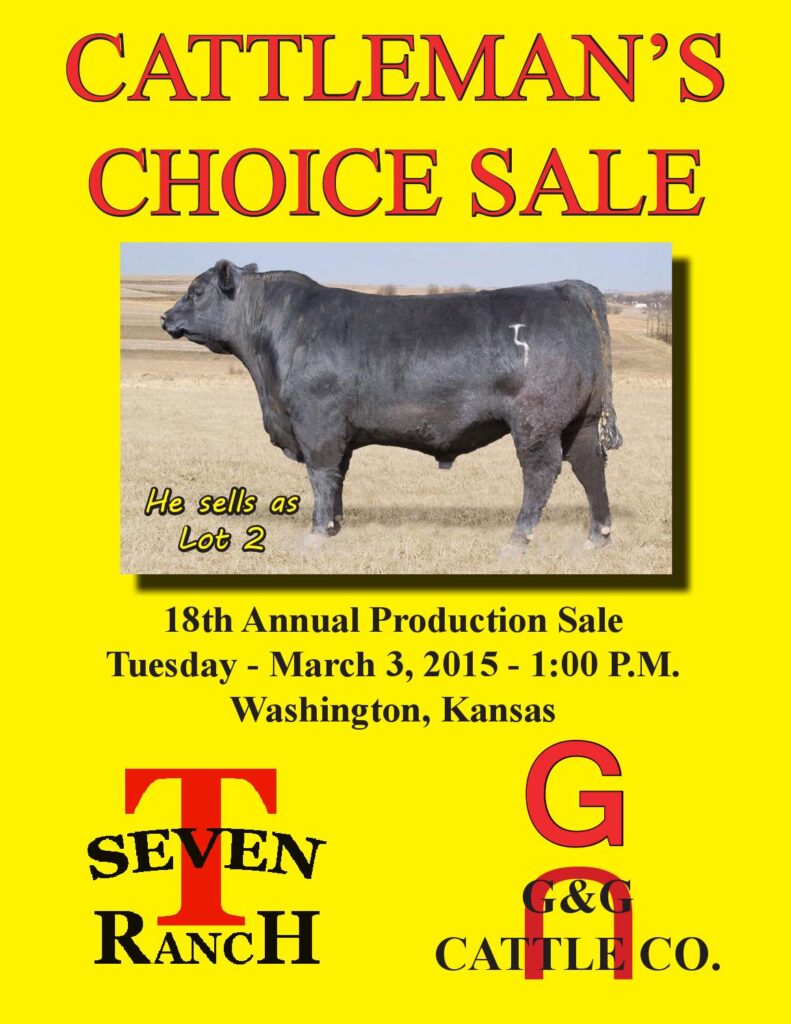 T Seven Ranch - 2015 Cattleman's Choice Sale