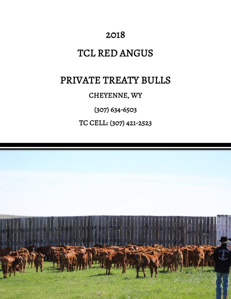 TCL Red Angus - 2018 Private Treaty Sale