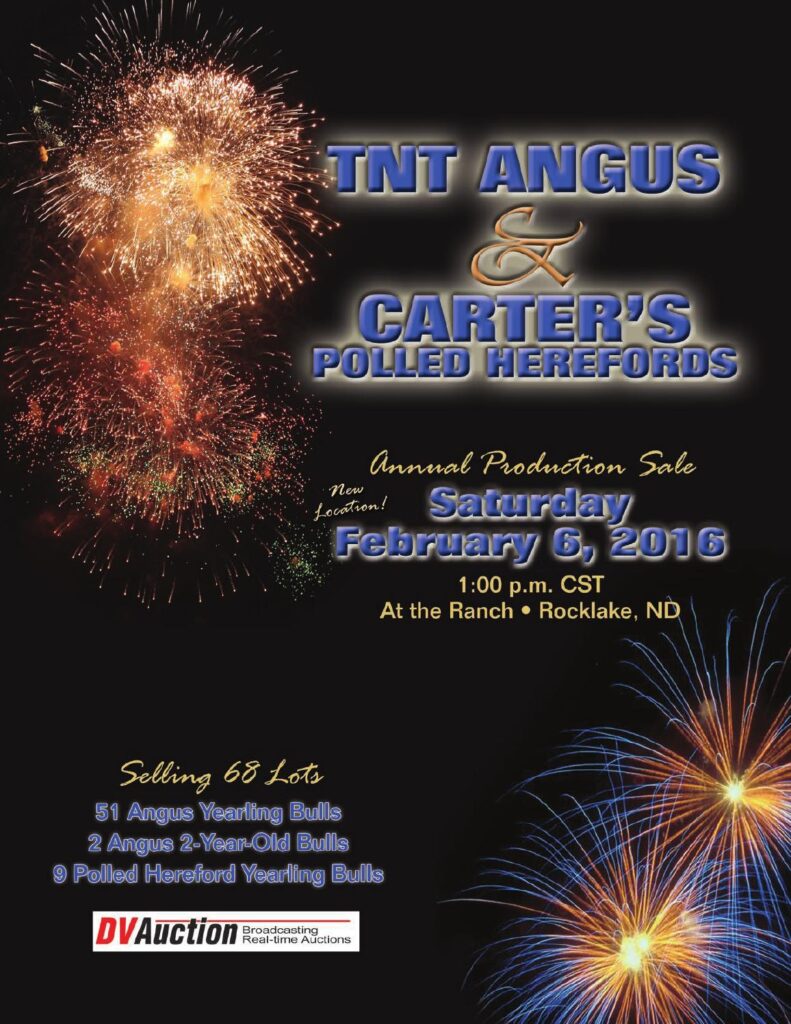 TNT Angus - 2016 Production Sale
