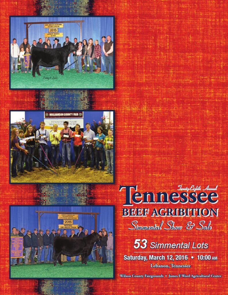 Tennessee Beef Agribition - 28th Annual Simmental Show & Sale