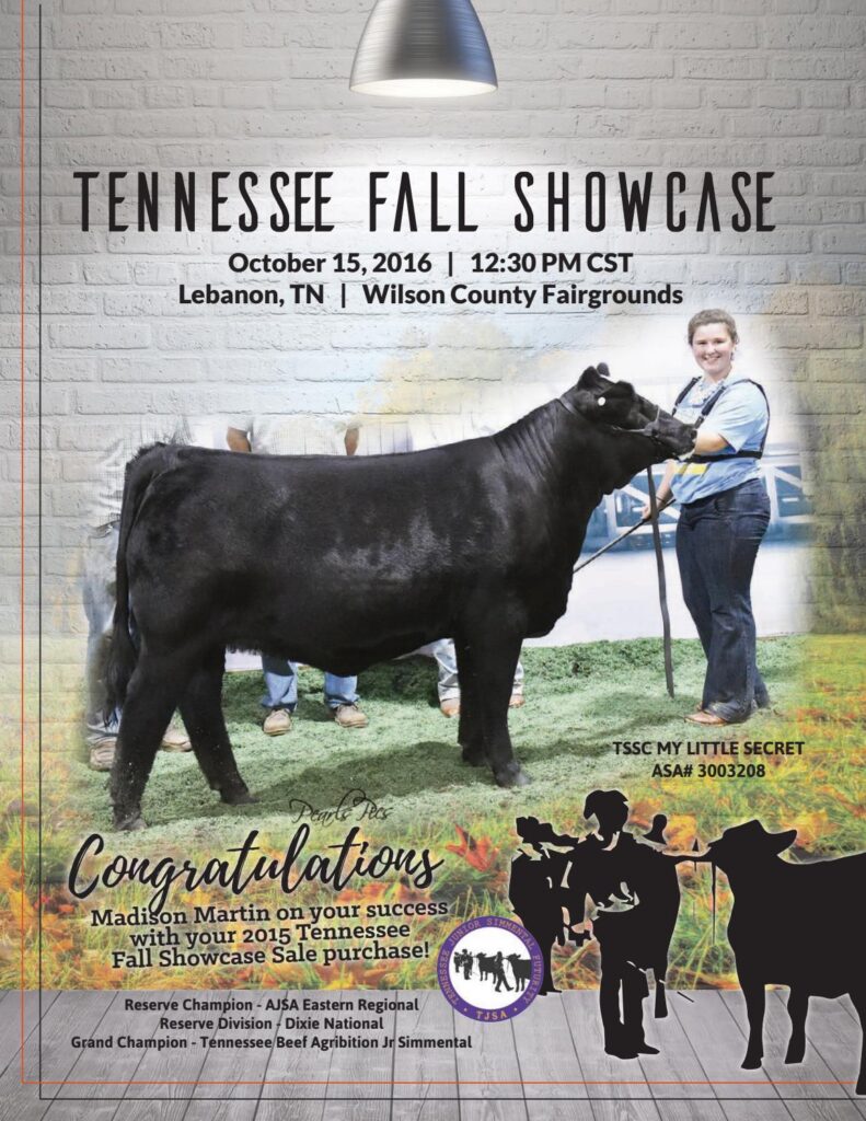 Tennessee Simmental Association - 2016 Fall Showcase Sale