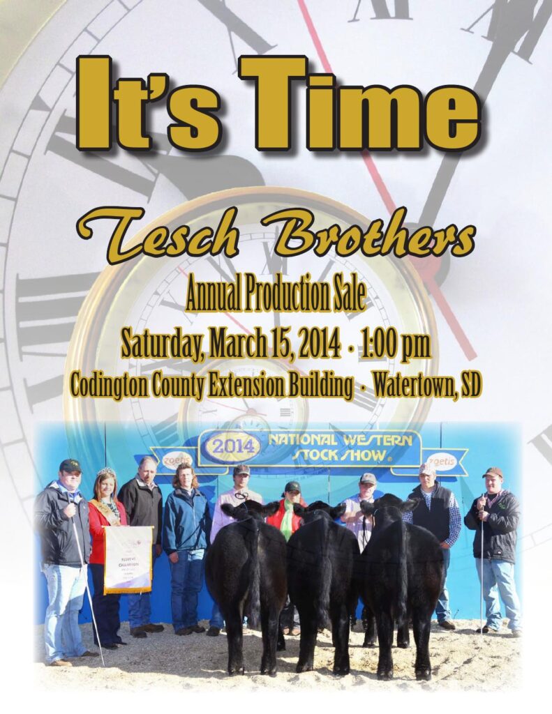 Tesch Brothers Cattle - 2014 Annual Production Sale