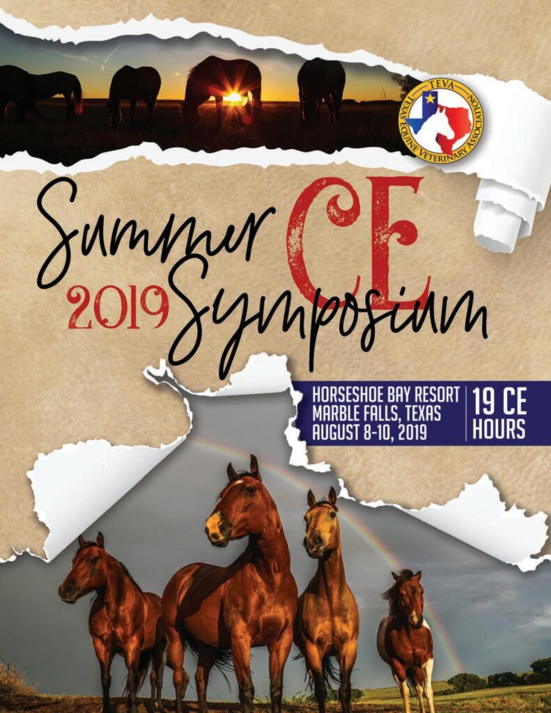 Texas Equine Veterinary Association - 2019 Summer Program