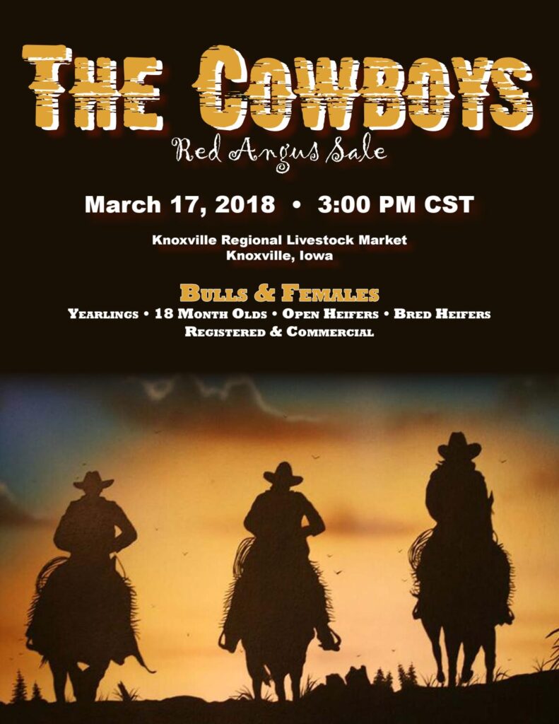 The Cowboys - 2018 Red Angus Sale