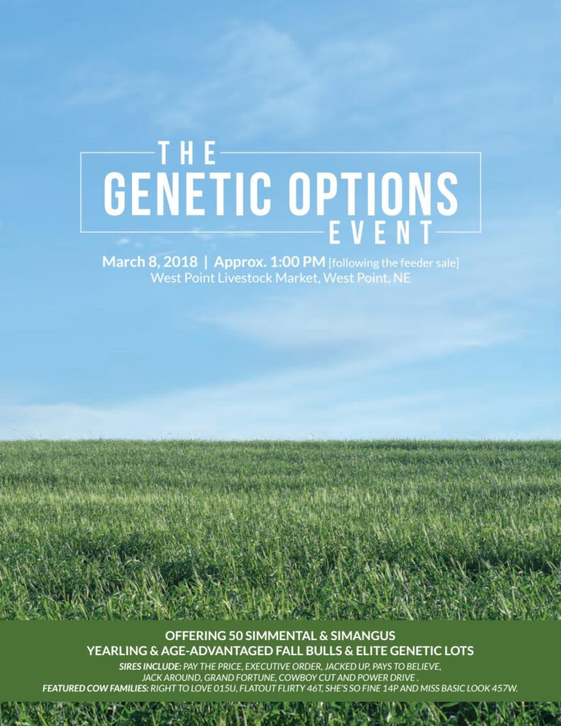 The Genetic Options Event - 2018 Sale