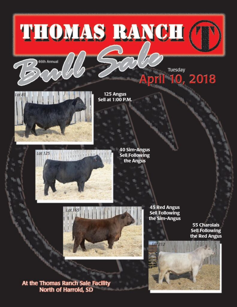 Thomas Ranch - 2018 Bull Sale