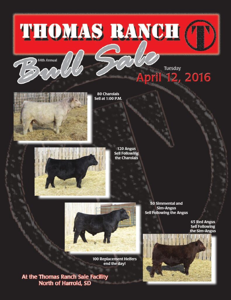 Thomas Ranch - 44th Annual Bull Sale