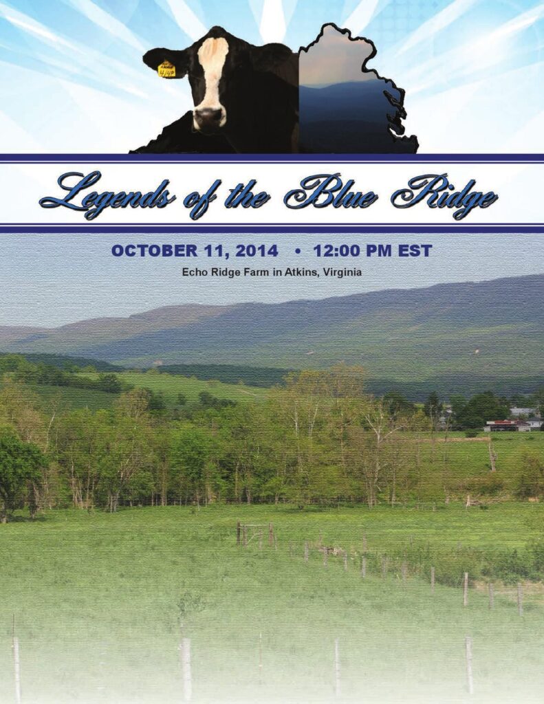 Virginia Simmental Association - 2014 Legends of the Blue Ridge Sale
