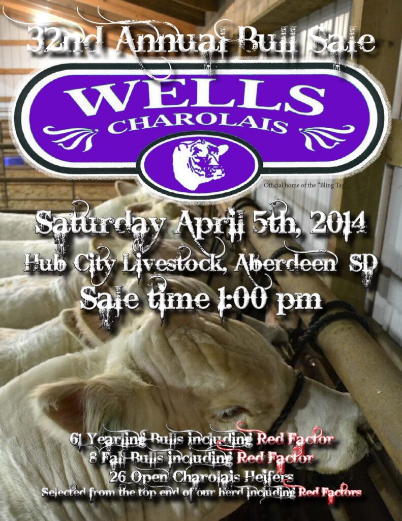 Wells Charolais - 32nd Annual Bull Sale