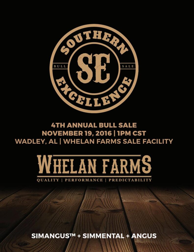 Whelan Farms - 2016 Southern Excellence Sale