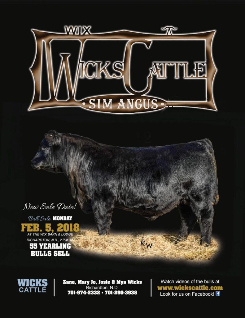 Wicks Cattle - 2018 Production Sale