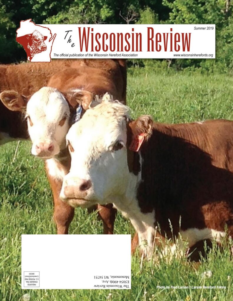 Wisconsin Hereford Association - 2019 Summer Review