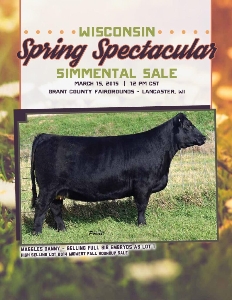 Wisconsin Simmental Association - 2015 Spring Spectacular Sale
