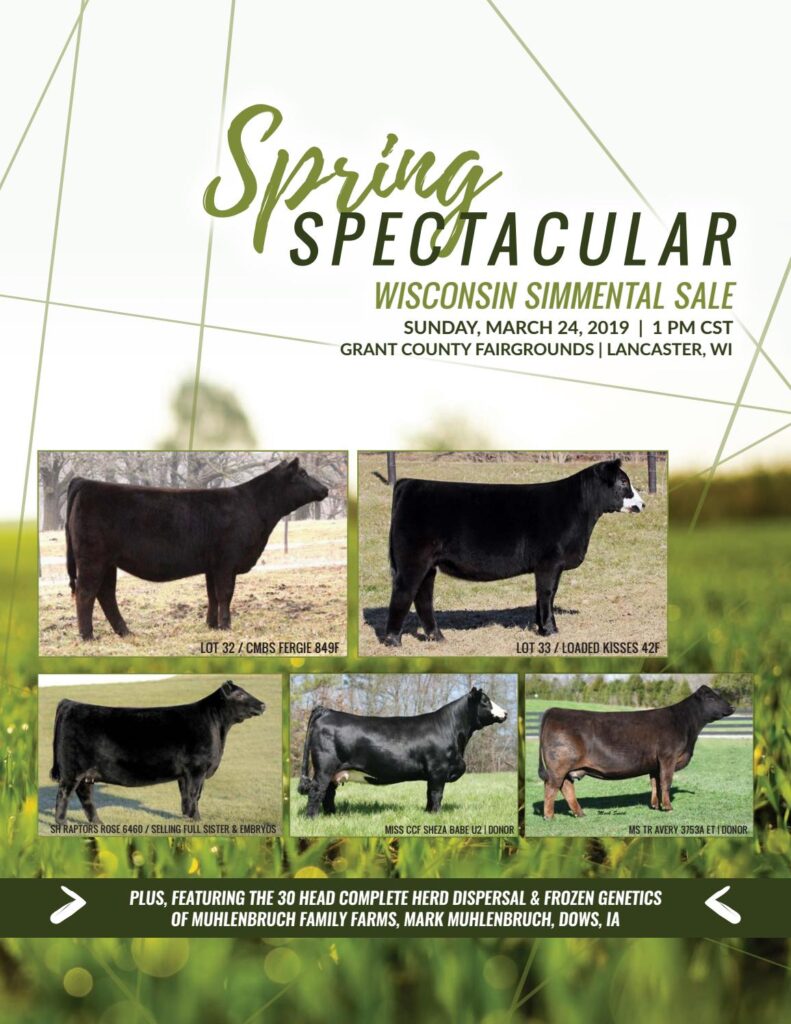 Wisconsin Simmental Association - 2019 Spring Spectacular Sale