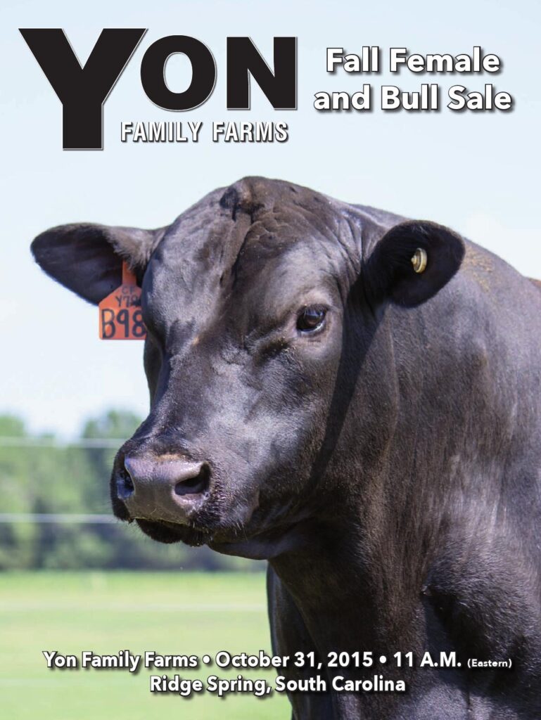Yon Family Farms - 2015 Fall Female and Bull Sale