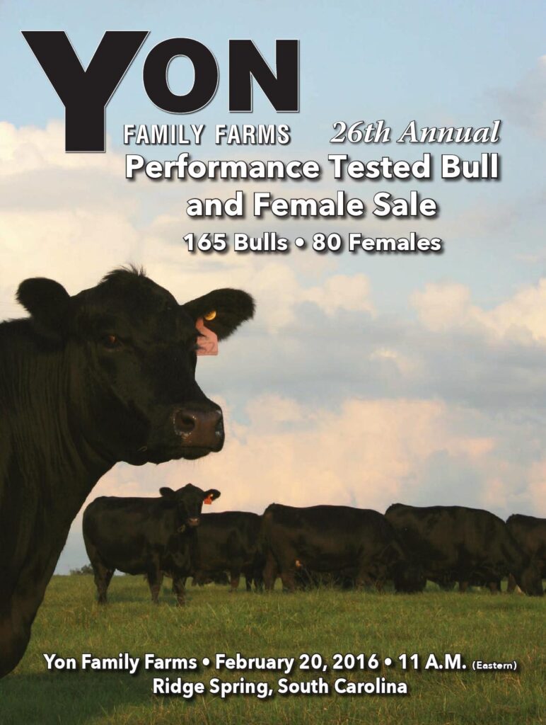 Yon Family Farms - 26th Annual Performance Tested Bull & Female Sale