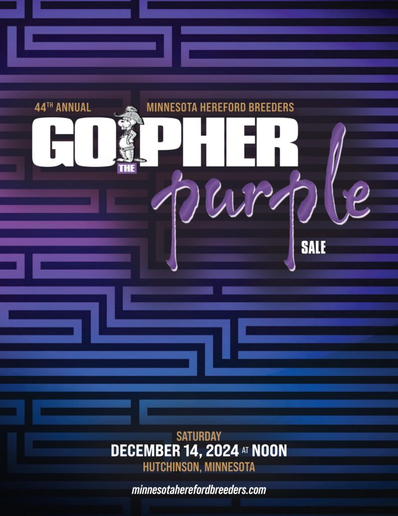 44th Annual Minnesota Hereford Breeders Gopher Purple Sale