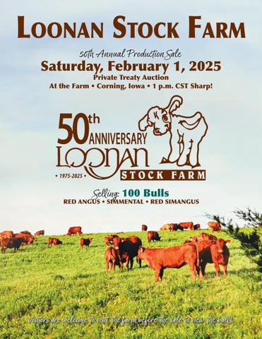 Loonan Stock Farm 50th Annual Production Sale