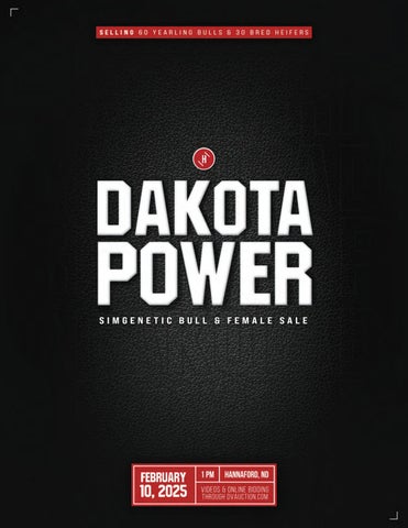 Triple H Dakota Power 21st Annual Production Sale