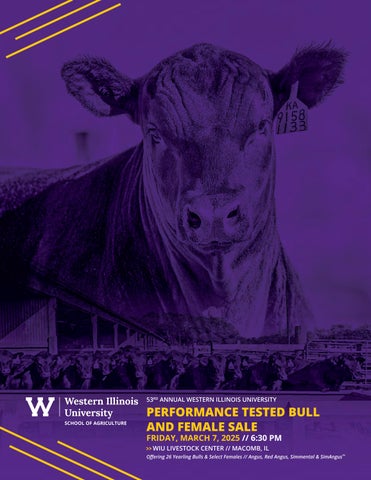 53rd Annual Western Illinois University Performance Tested Bull & Female Sale