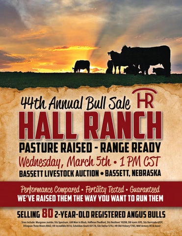 Hall Ranch 44th Annual Bull Sale