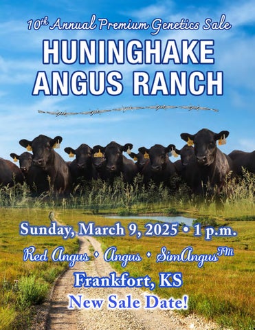 Huninghake Angus Ranch 10th Annual Premium Genetics Sale