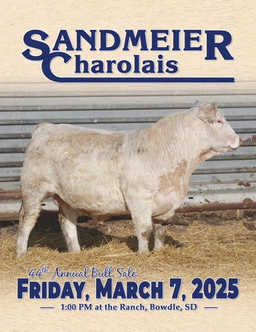 Sandmeier Charolais 44th Annual Bull Sale