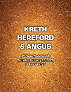 Kreth Herefords and Angus 61st Annual Production Sale