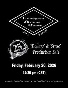 Lundgren Angus Ranch 25th Anniversary “Dollars” & “Sense” Production Sale