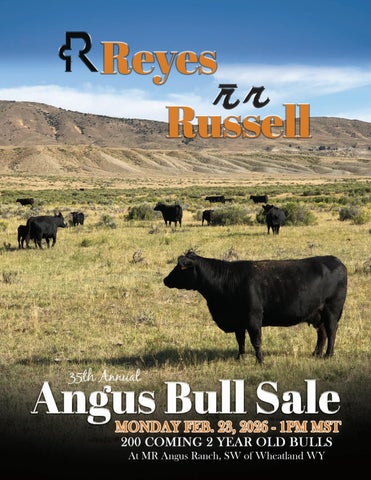Reyes-Russell Angus - 2026 35th Annual Angus Bull Sale Catalog