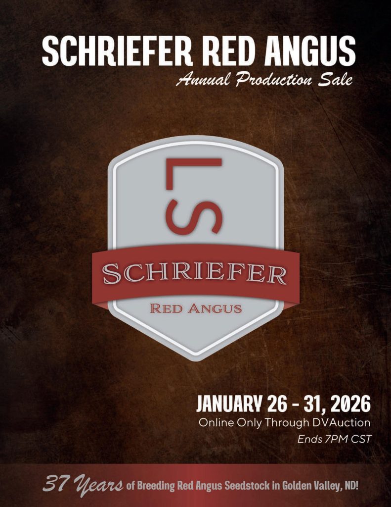 Schriefer Red Angus - 2026 Annual Production Sale