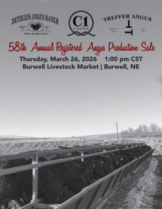 Dethlefs/Treffer Angus Ranch 58th Annual Registered Angus Production Sale